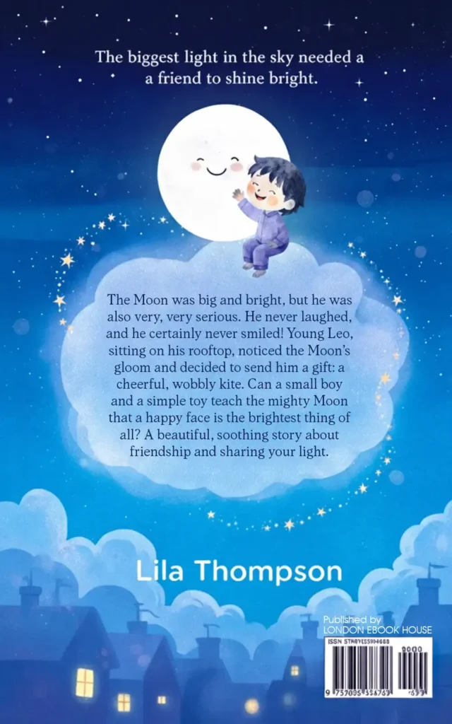 Children's book back cover – illustrated artwork
