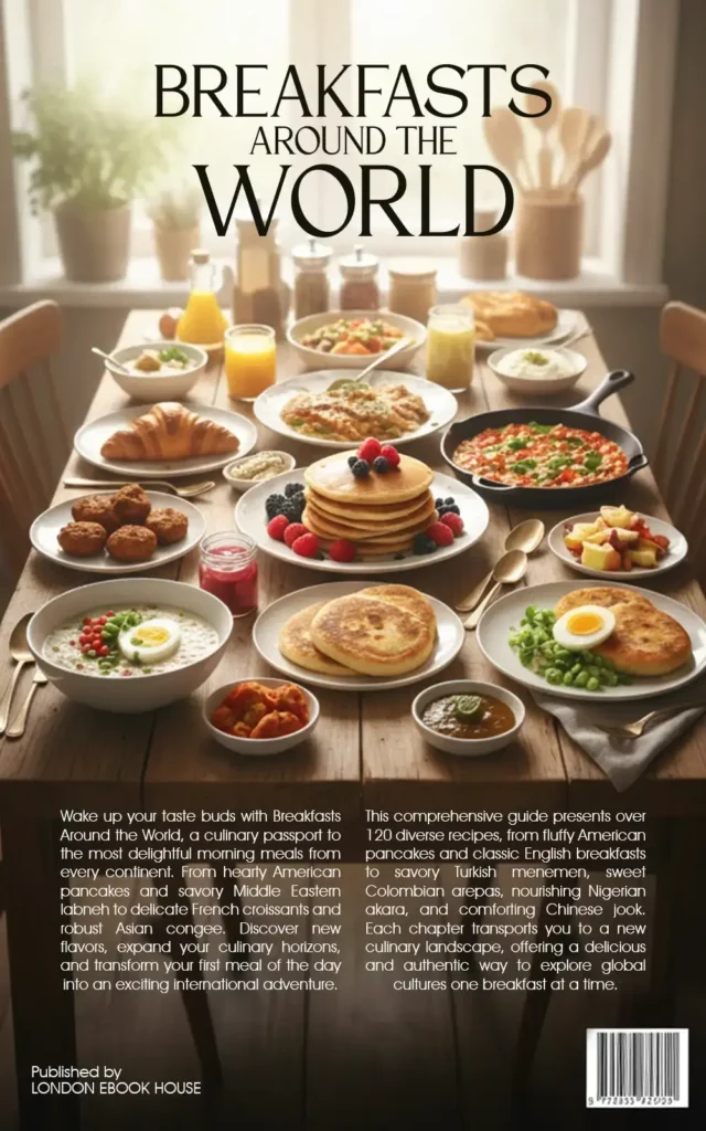 Cook book back cover – illustrated artwork