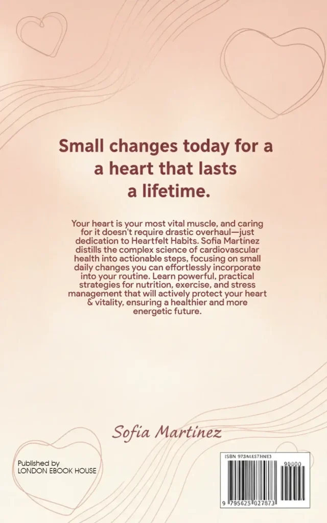 Health book back cover – illustrated artwork