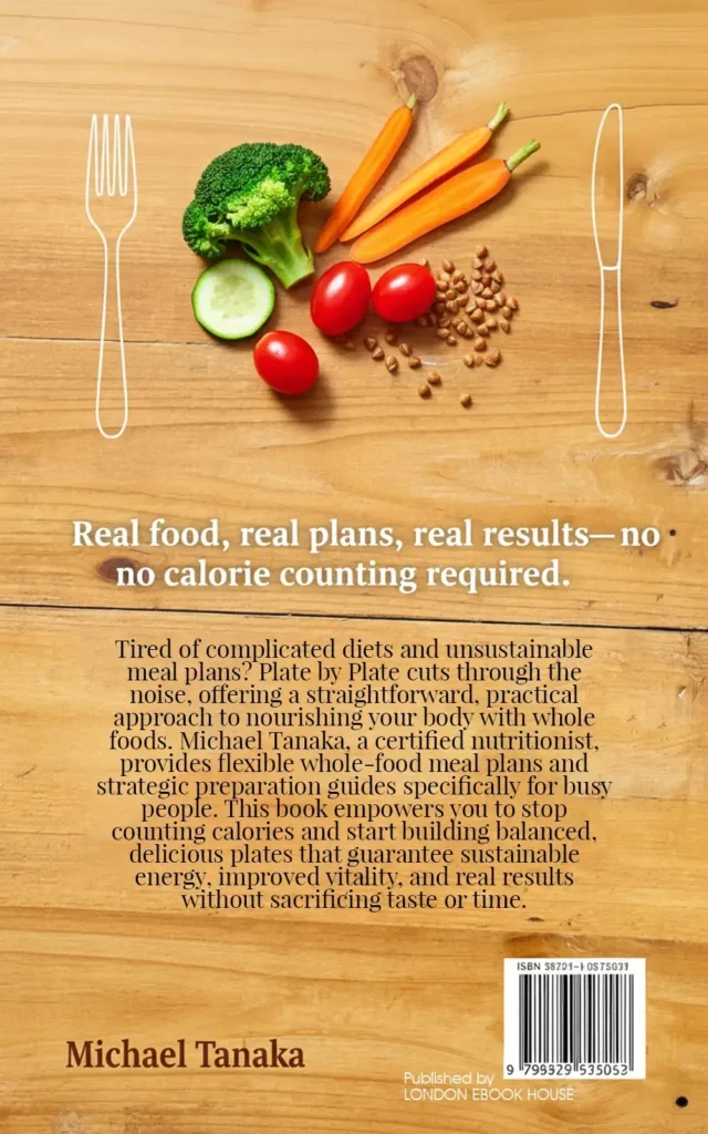 Health book back cover – illustrated artwork