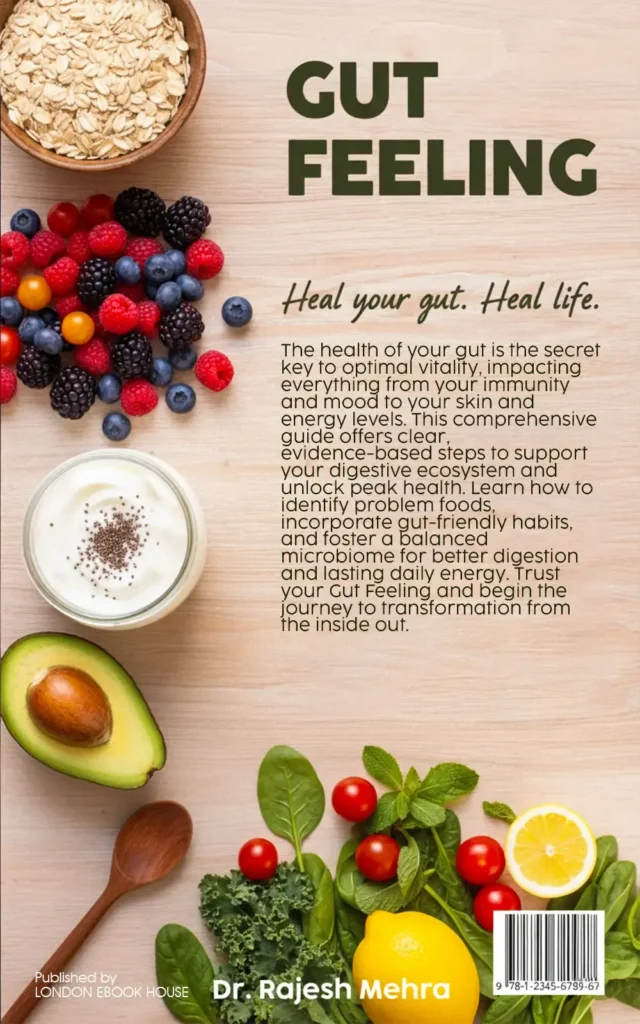 Health book back cover – illustrated artwork