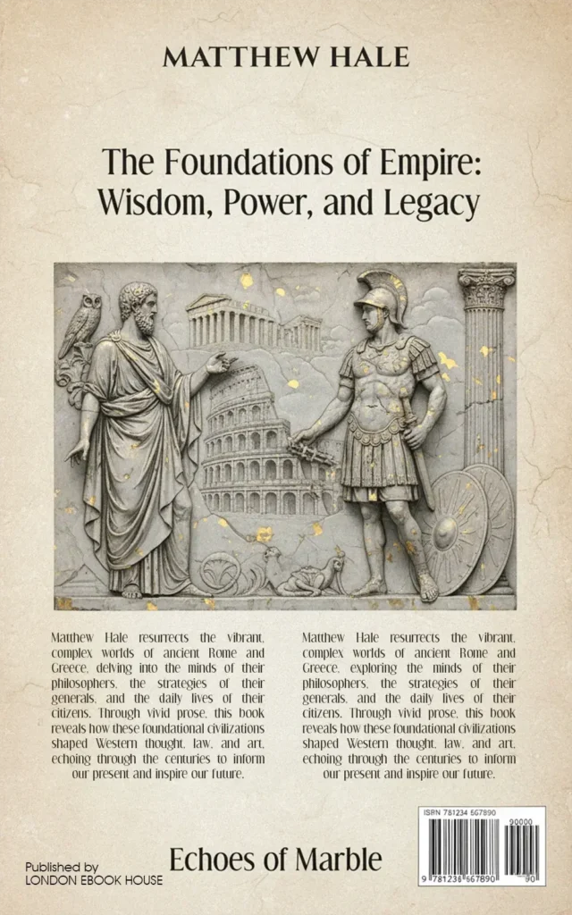 History book back cover – illustrated artwork