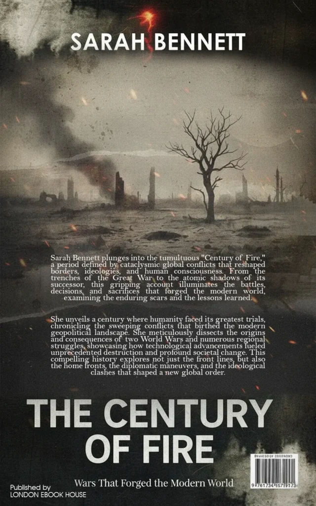 History book back cover – illustrated artwork