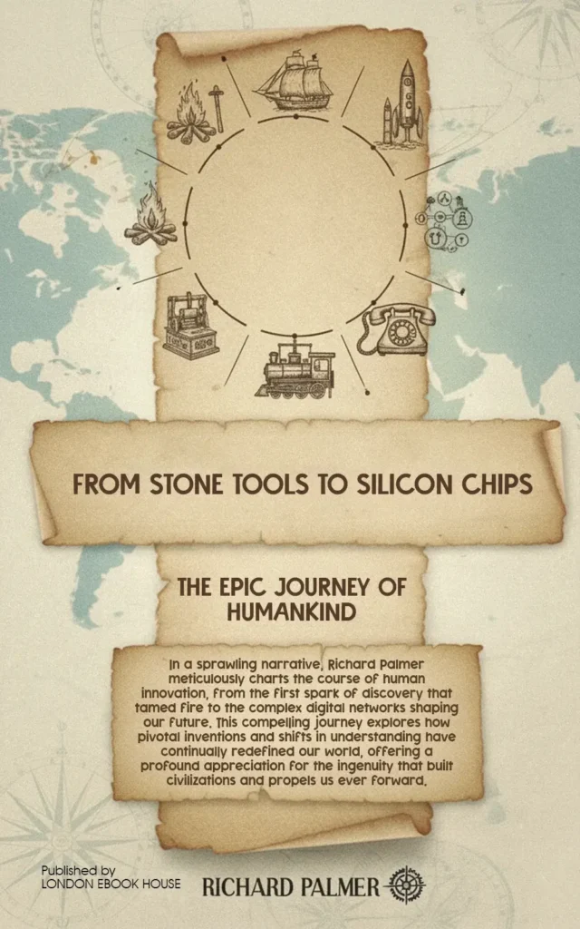 History book back cover – illustrated artwork