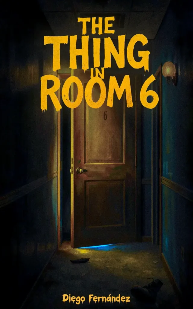 Horror book front cover – illustrated artwork