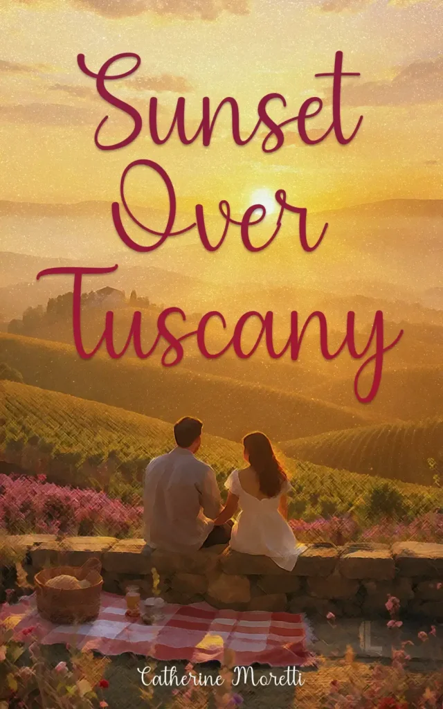 Romance book front cover – illustrated artwork
