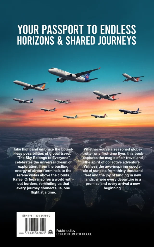 Travel book back cover – illustrated artwork