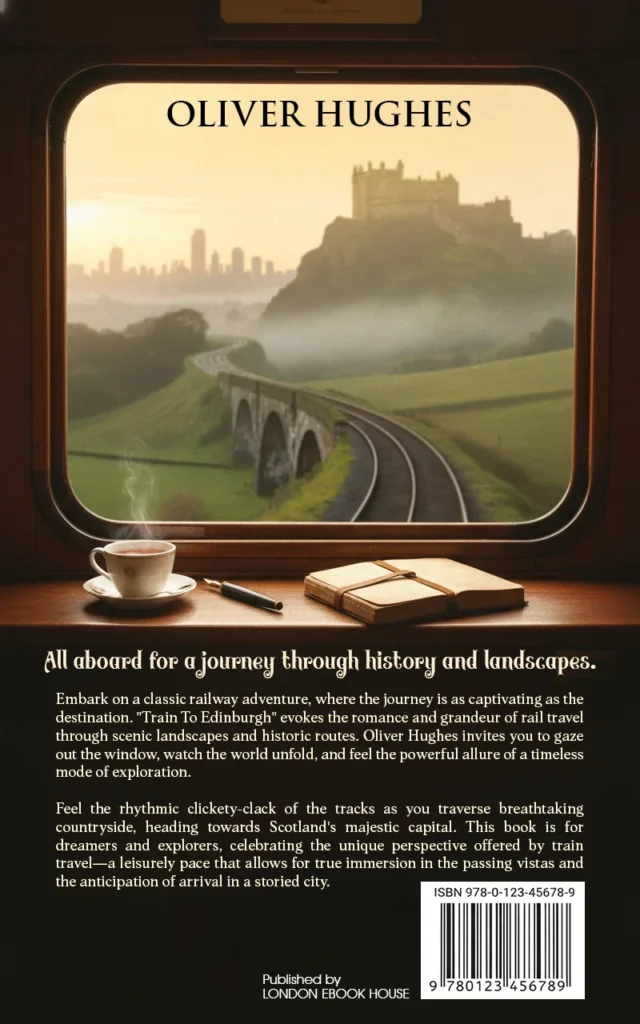 Travel book back cover – illustrated artwork