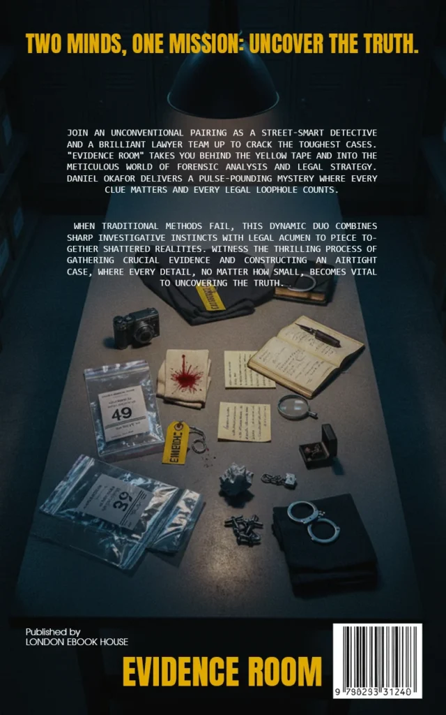 Law book back cover – illustrated artwork