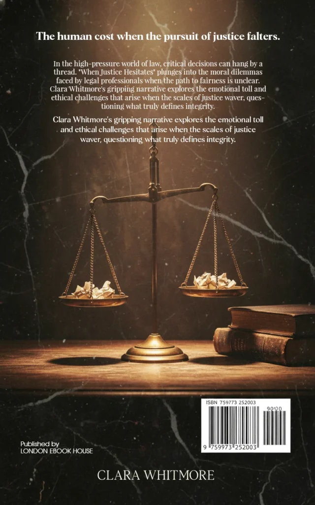 Law book back cover – illustrated artwork